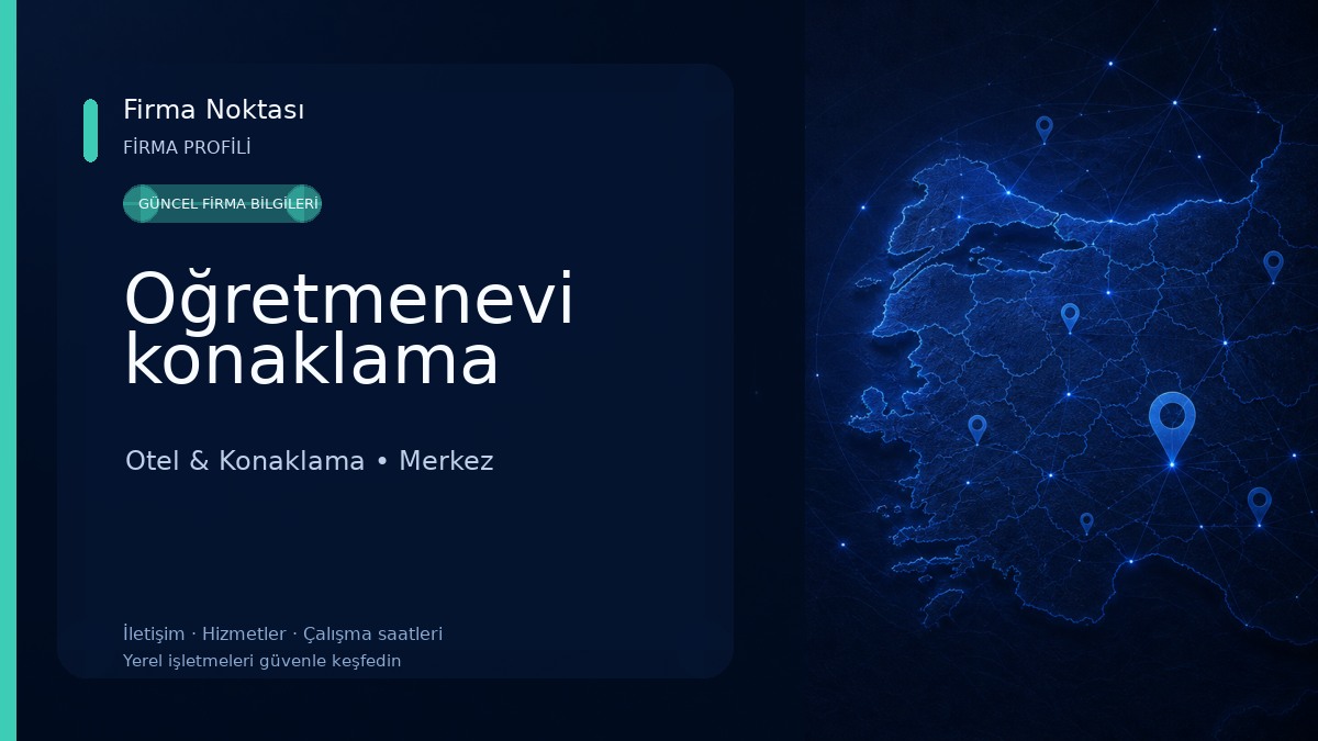 Oğretmenevi konaklama