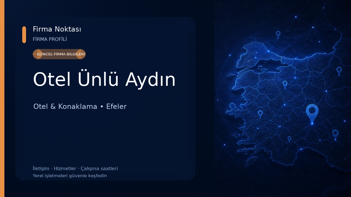 Otel Ünlü Aydın Otel & Konaklama