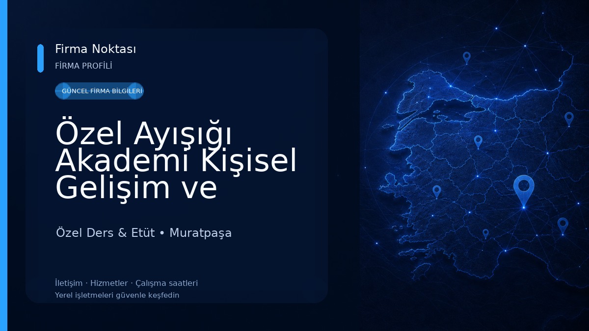 Özel Ayışığı Akademi Kişisel Gelişim ve Yabancı Dil kursu Özel Ders & Etüt