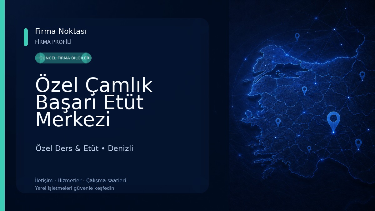 Özel Çamlık Başarı Etüt Merkezi Özel Ders & Etüt