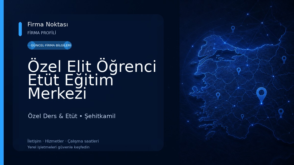 Özel Elit Öğrenci Etüt Eğitim Merkezi