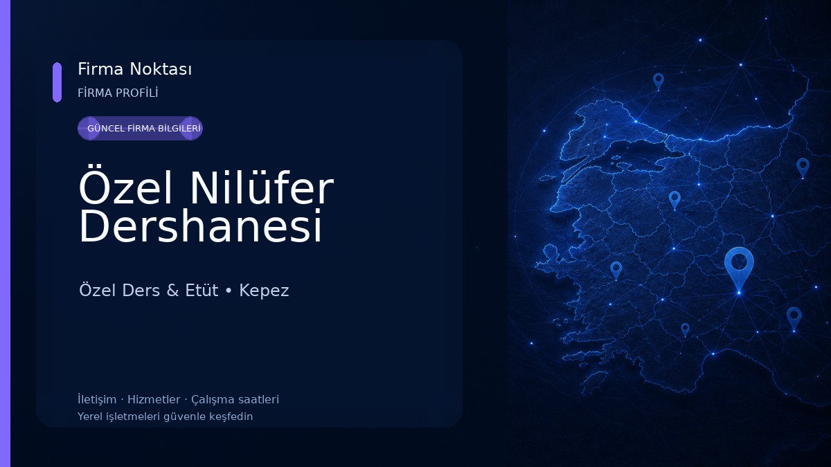 Özel Nilüfer Dershanesi Özel Ders & Etüt