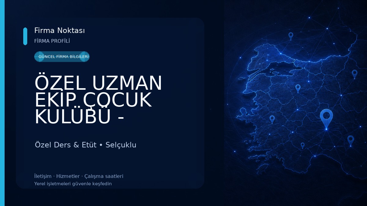 ÖZEL UZMAN EKİP ÇOCUK KULÜBÜ - UZMAN EKİP YAZIR ÇOCUK KULÜBÜ Özel Ders & Etüt