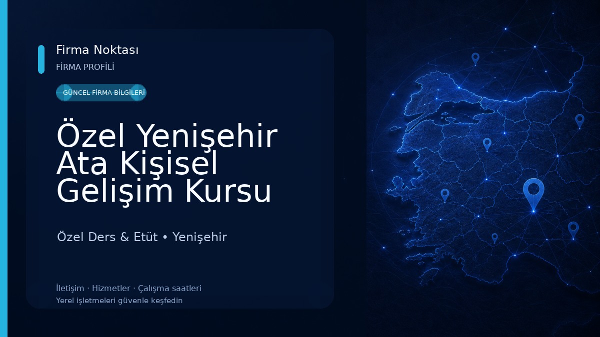 Özel Yenişehir Ata Kişisel Gelişim Kursu