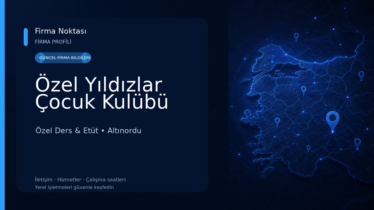 Özel Yıldızlar Çocuk Kulübü Özel Ders & Etüt