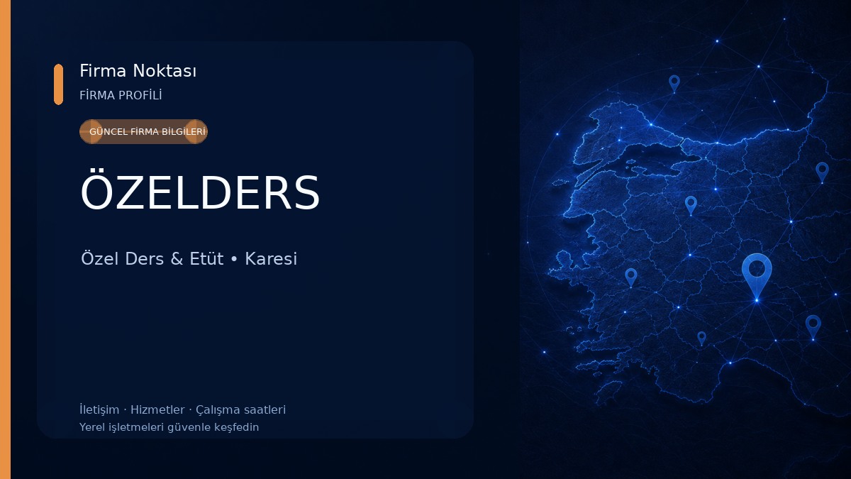 ÖZELDERS Özel Ders & Etüt