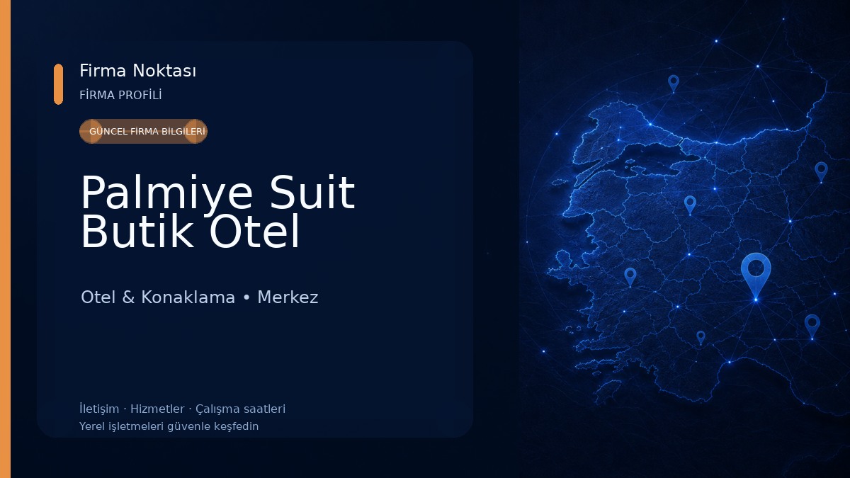 Palmiye Suit Butik Otel Otel & Konaklama