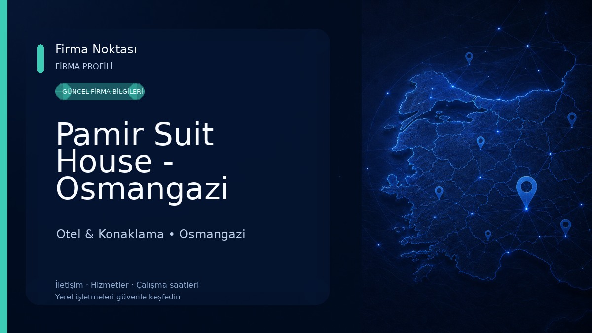 Pamir Suit House - Osmangazi Otel & Konaklama
