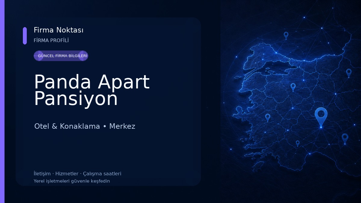 Panda Apart Pansiyon Otel & Konaklama