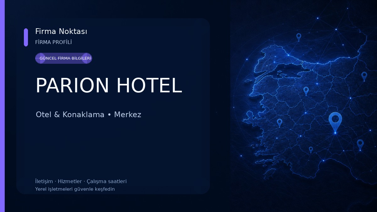PARION HOTEL Otel & Konaklama