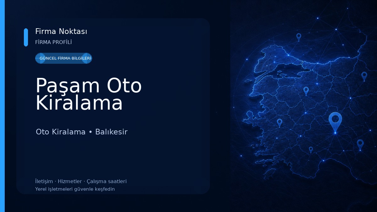 Paşam Oto Kiralama