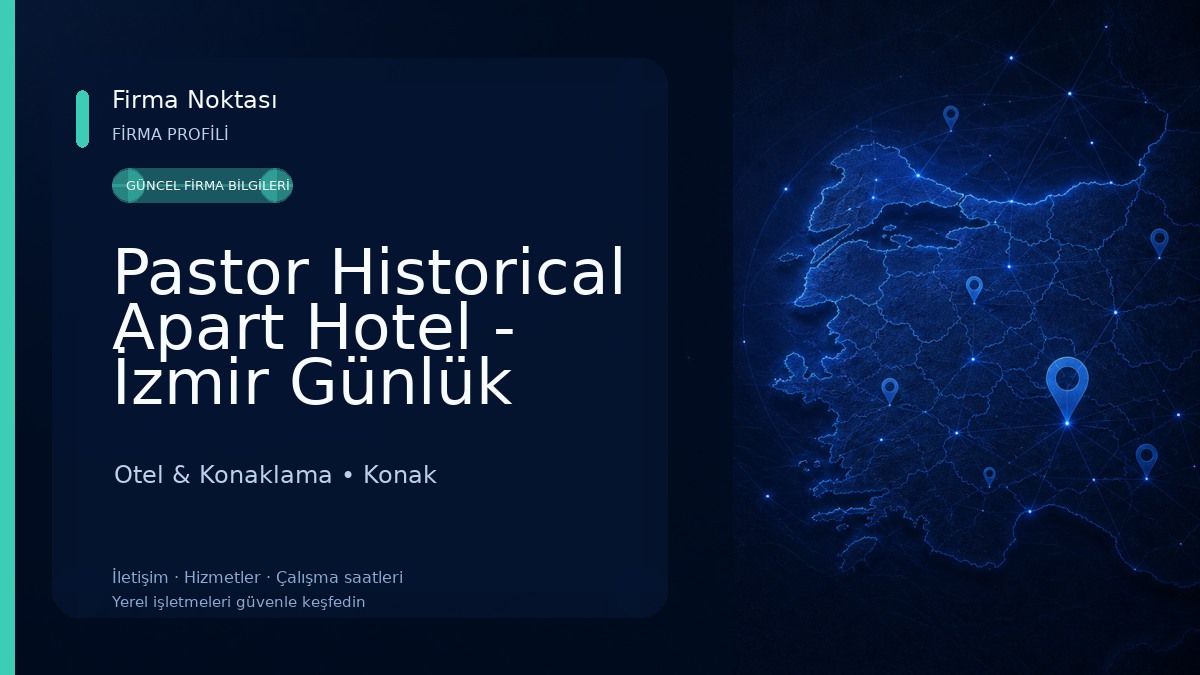 Pastor Historical Apart Hotel - İzmir Günlük Kiralık Ev