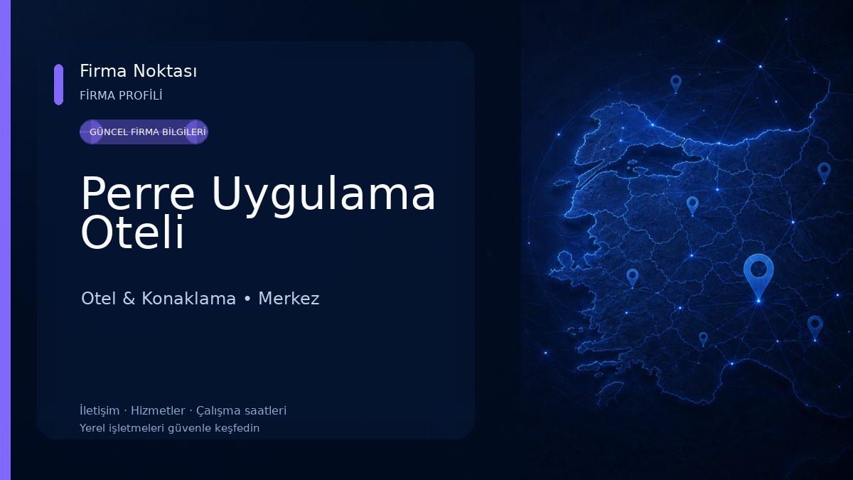 Perre Uygulama Oteli Otel & Konaklama