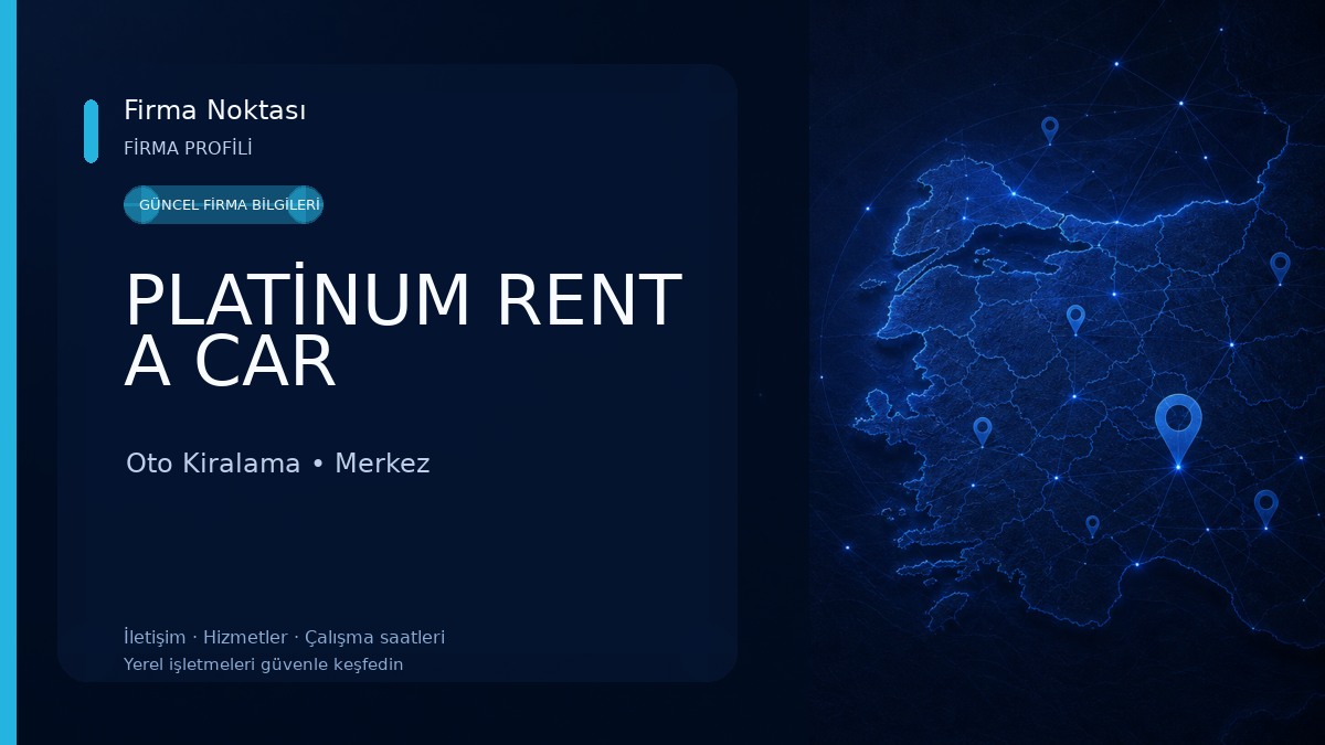 PLATİNUM RENT A CAR Oto Kiralama