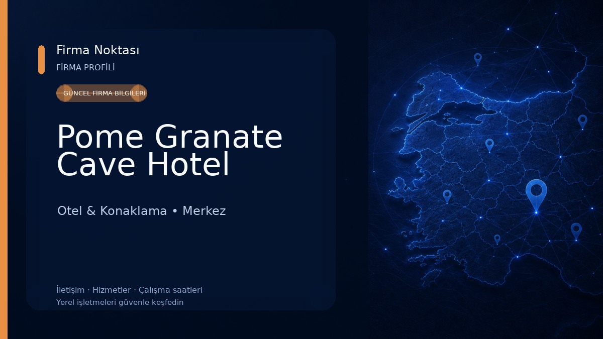 Pome Granate Cave Hotel Otel & Konaklama