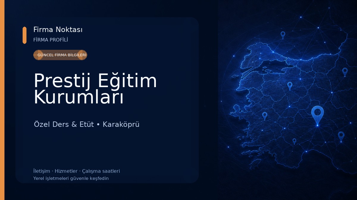 Prestij Eğitim Kurumları Özel Ders & Etüt