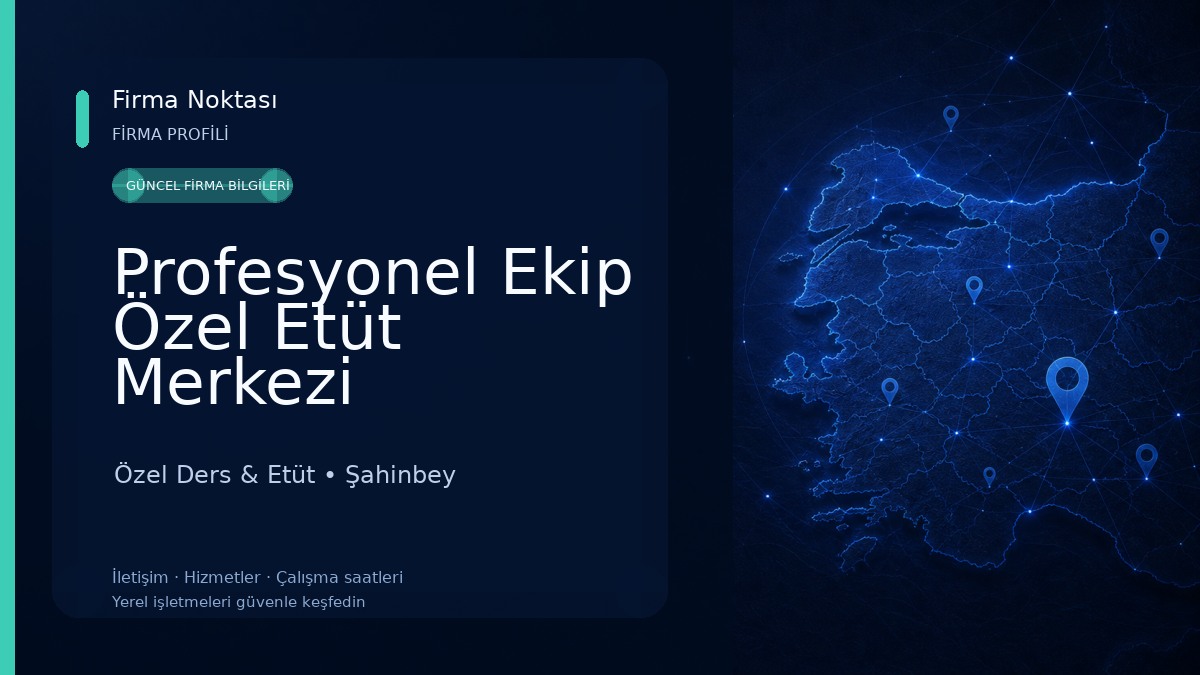 Profesyonel Ekip Özel Etüt Merkezi