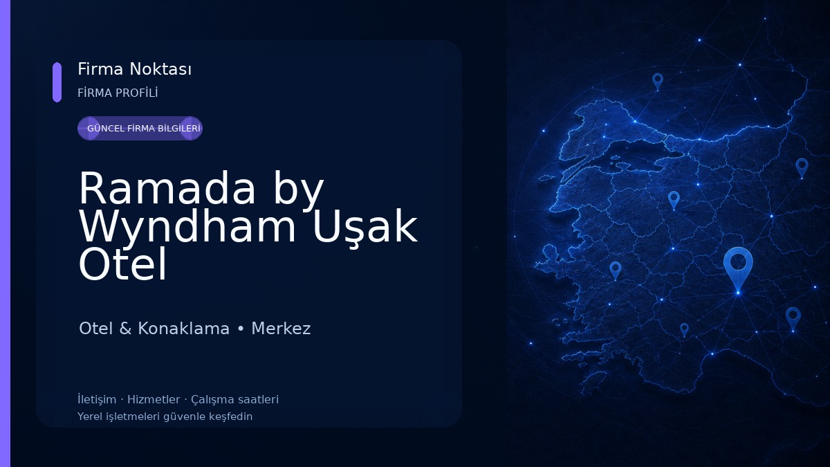 Ramada by Wyndham Uşak Otel Otel & Konaklama