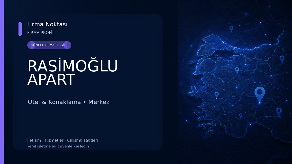 RASİMOĞLU APART Otel & Konaklama