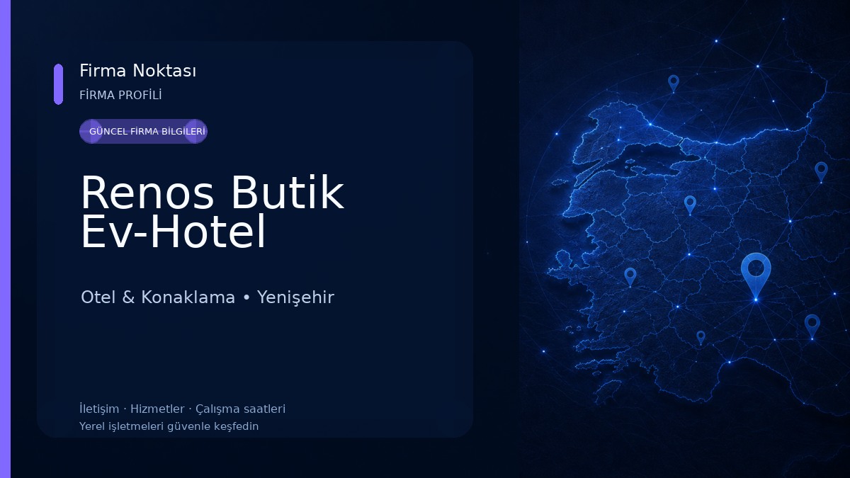 Renos Butik Ev-Hotel Otel & Konaklama