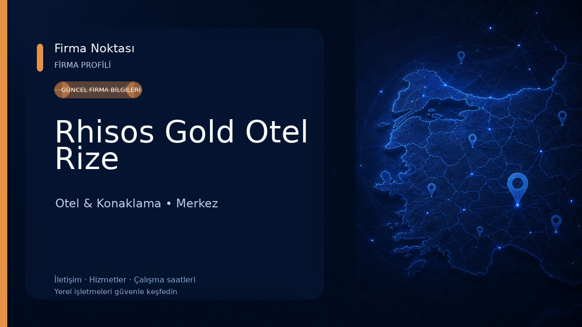Rhisos Gold Otel Rize Otel & Konaklama