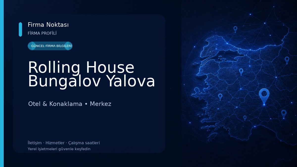 Rolling House Bungalov Yalova Otel & Konaklama