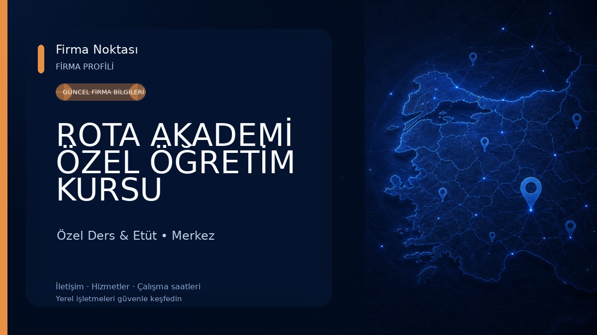 ROTA AKADEMİ ÖZEL ÖĞRETİM KURSU
