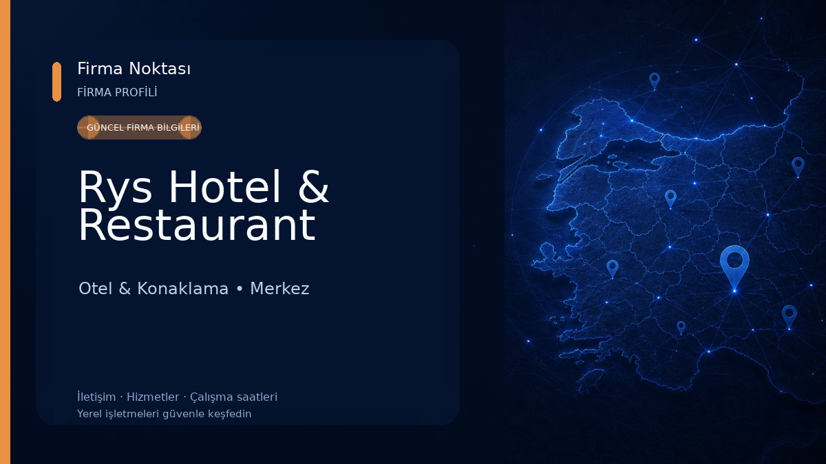Rys Hotel & Restaurant Otel & Konaklama
