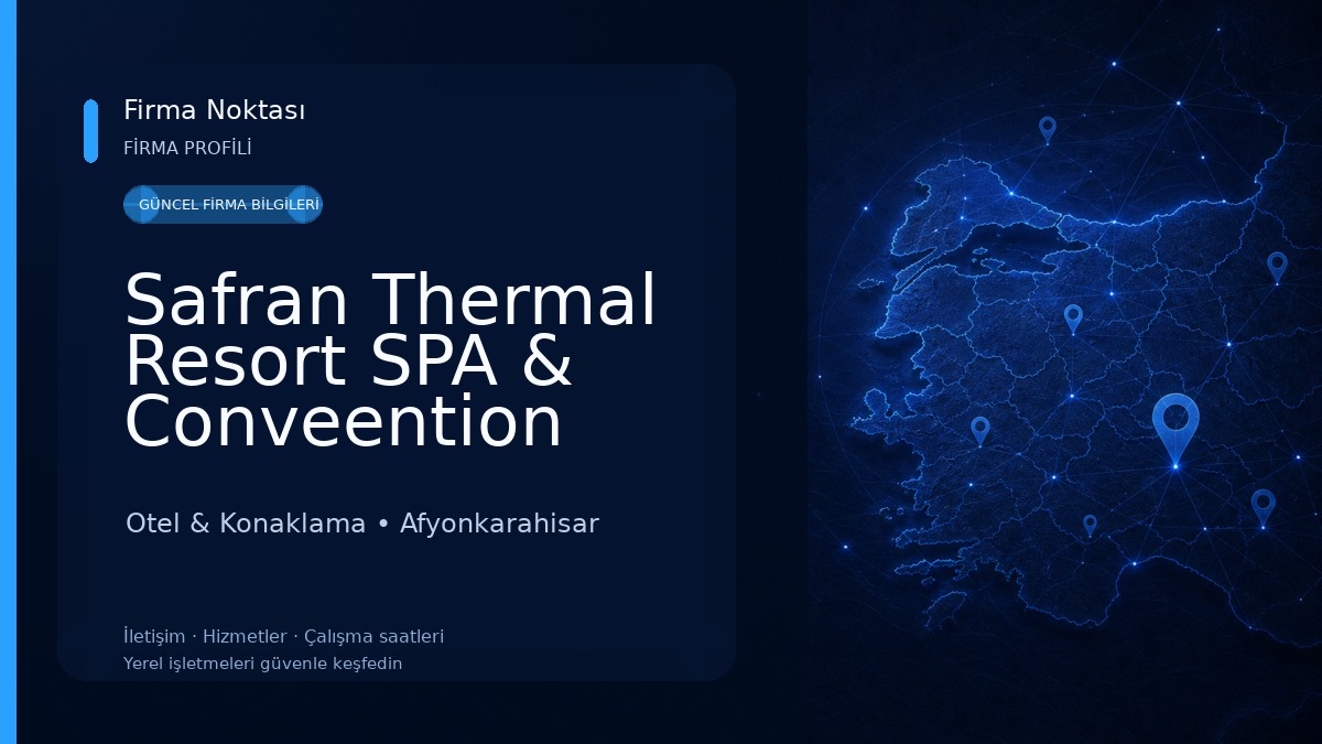 Safran Thermal Resort SPA & Conveention Otel & Konaklama