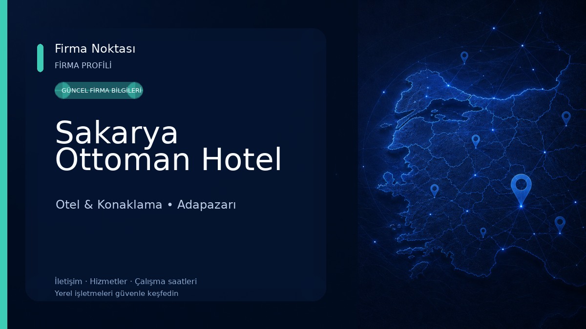 Sakarya Ottoman Hotel Otel & Konaklama