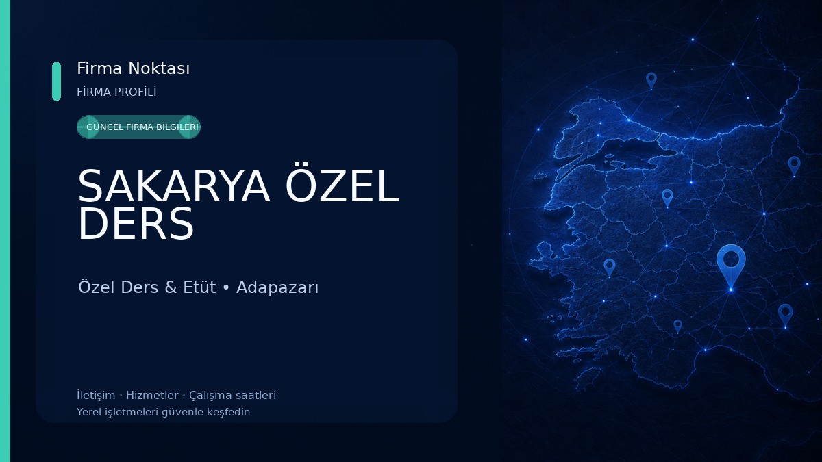 SAKARYA ÖZEL DERS