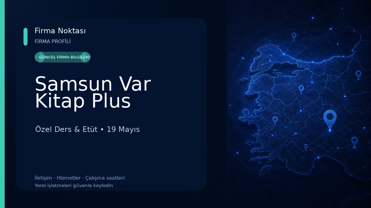 Samsun Var Kitap Plus Özel Ders & Etüt