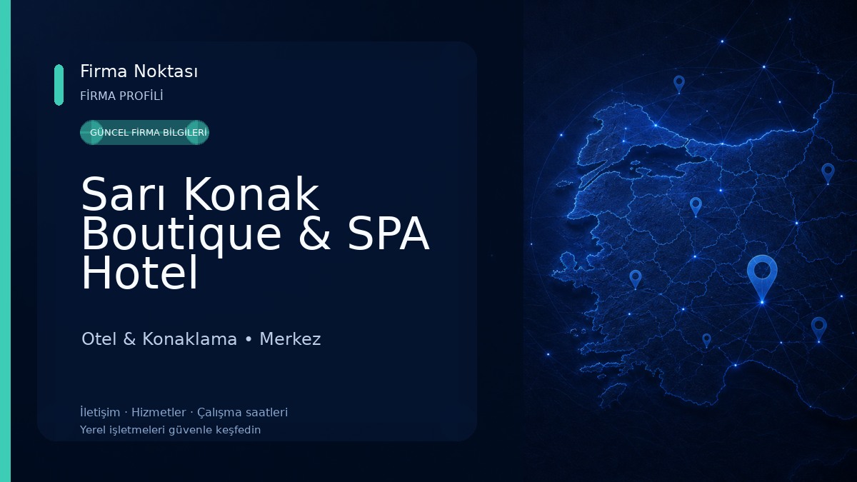 Sarı Konak Boutique & SPA Hotel Otel & Konaklama
