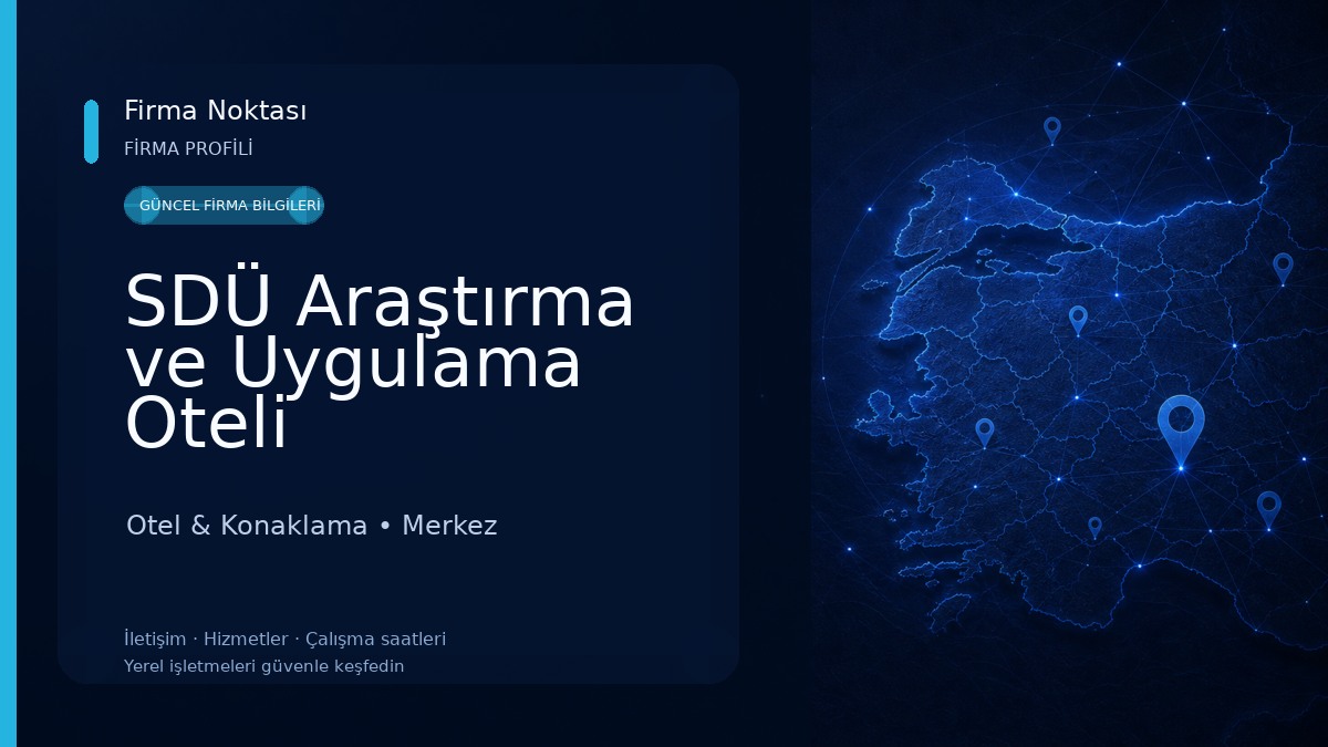 SDÜ Araştırma ve Uygulama Oteli Otel & Konaklama