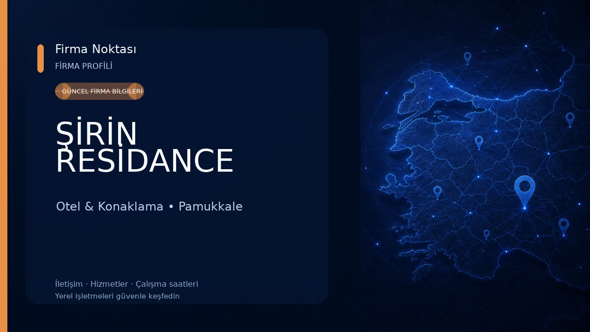 ŞİRİN RESİDANCE Otel & Konaklama