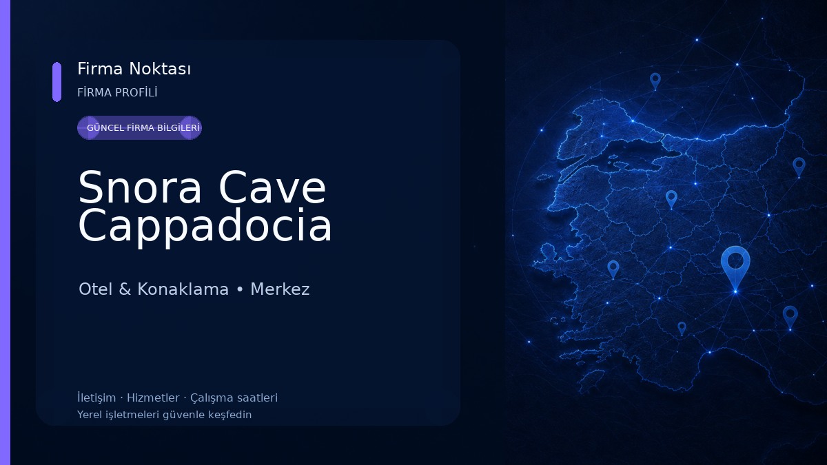 Snora Cave Cappadocia Otel & Konaklama