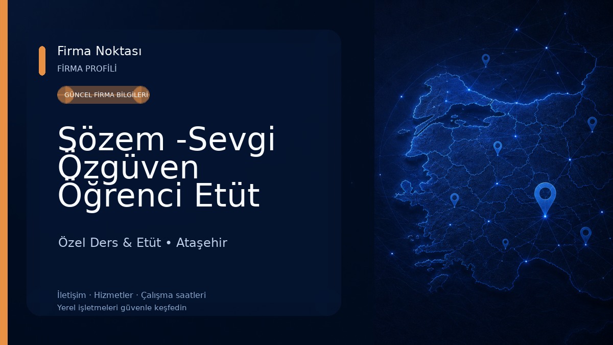 Sözem -Sevgi Özgüven Öğrenci Etüt Eğitim Merkezi Özel Ders & Etüt