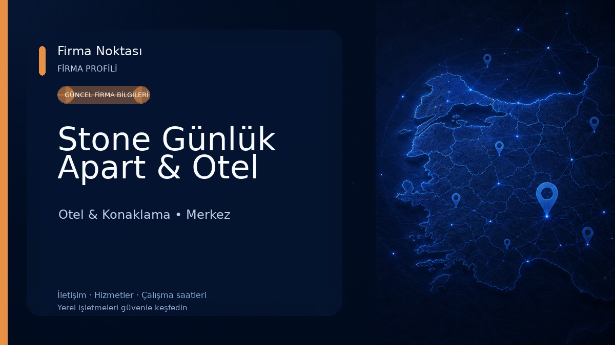 Stone Günlük Apart & Otel Otel & Konaklama