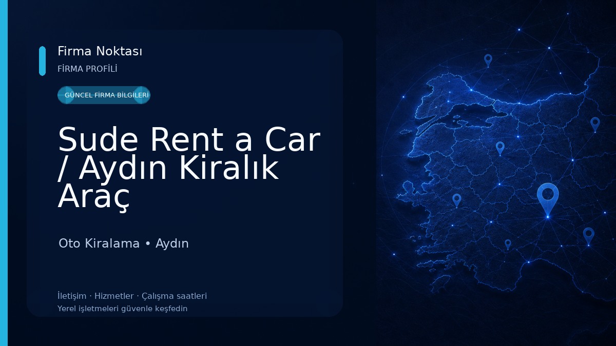 Sude Rent a Car / Aydın Kiralık Araç