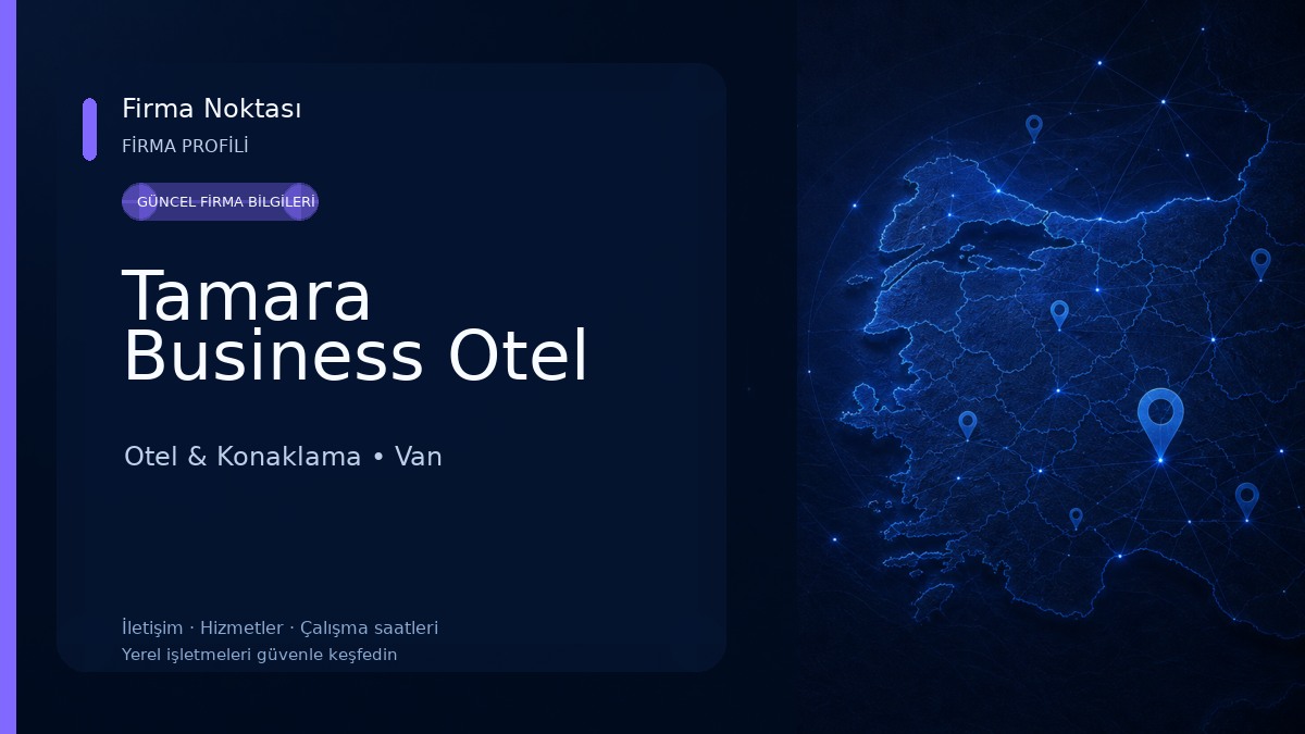Tamara Business Otel Otel & Konaklama