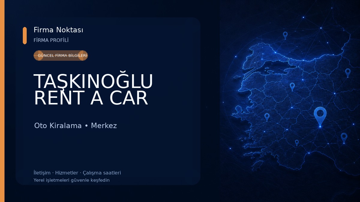 TAŞKINOĞLU RENT A CAR Oto Kiralama