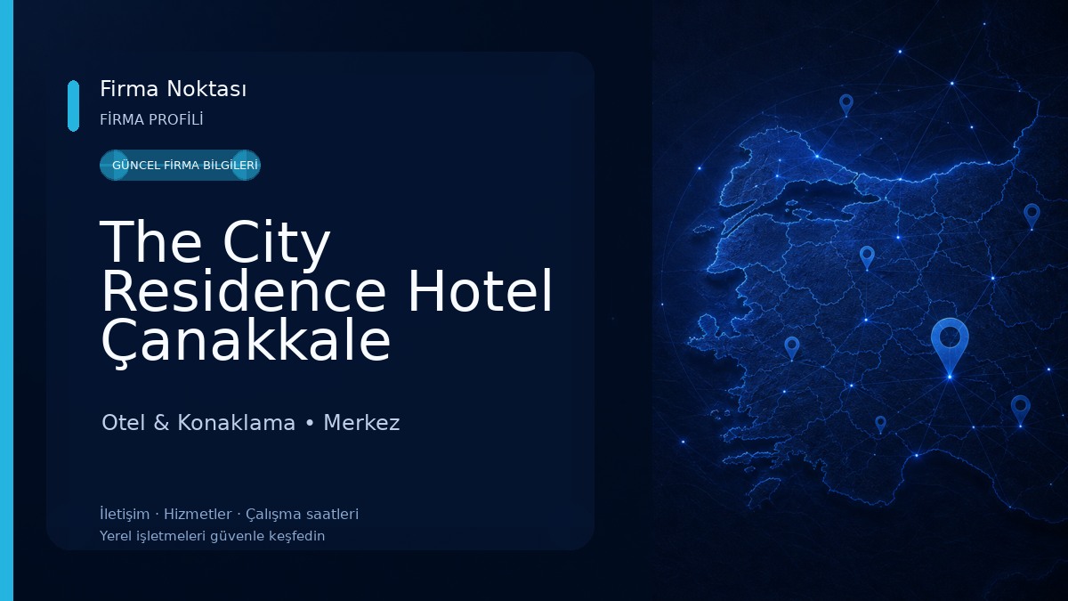 The City Residence Hotel Çanakkale Otel & Konaklama