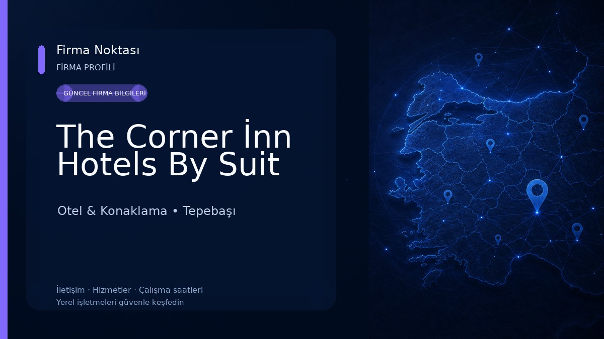 The Corner İnn Hotels By Suit Otel & Konaklama