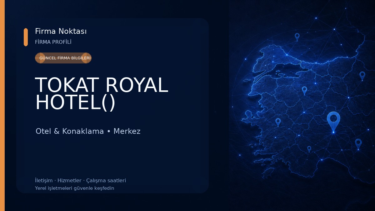 TOKAT ROYAL HOTEL() Otel & Konaklama