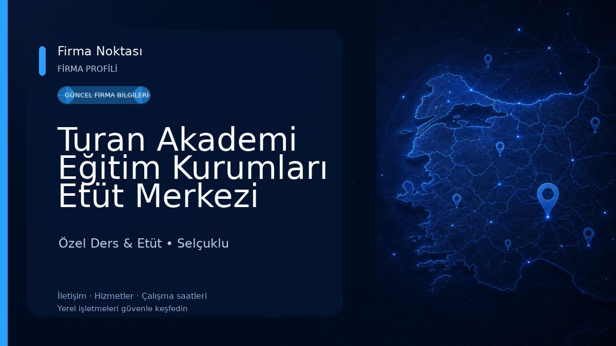 Turan Akademi Eğitim Kurumları Etüt Merkezi Çocuk Kulübü