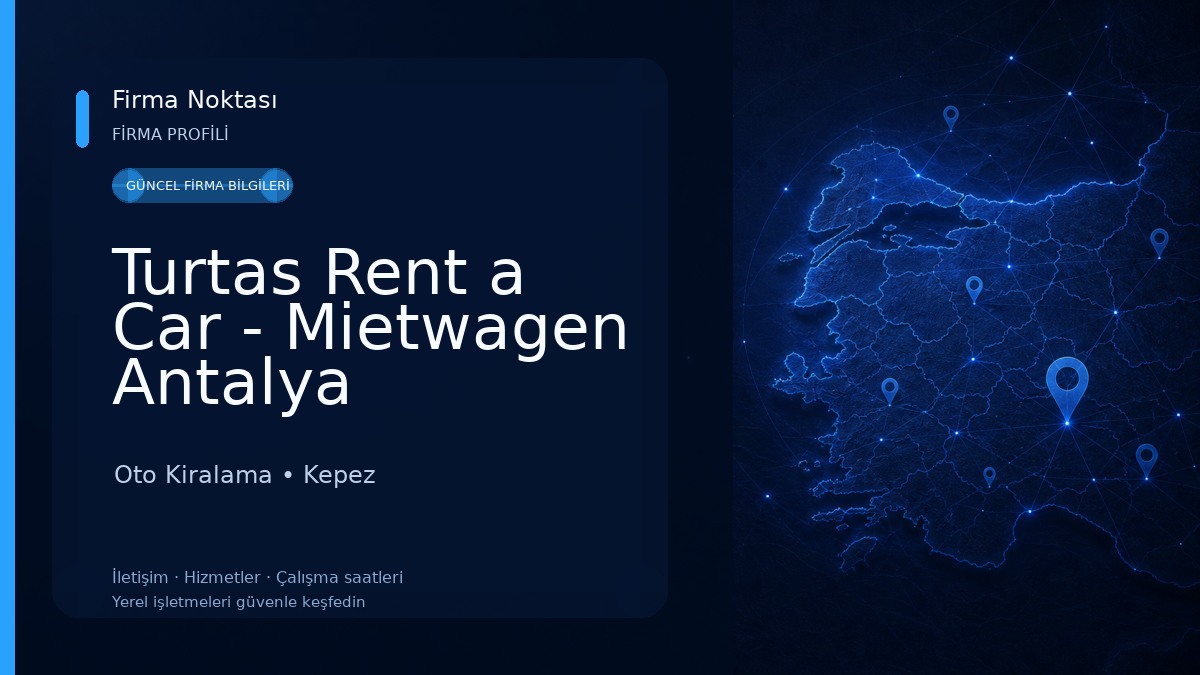 Turtas Rent a Car - Mietwagen Antalya Oto Kiralama