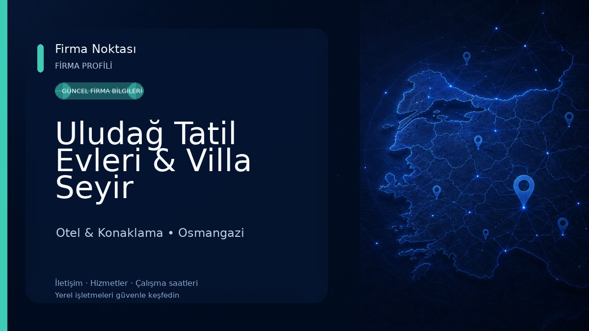 Uludağ Tatil Evleri & Villa Seyir Otel & Konaklama