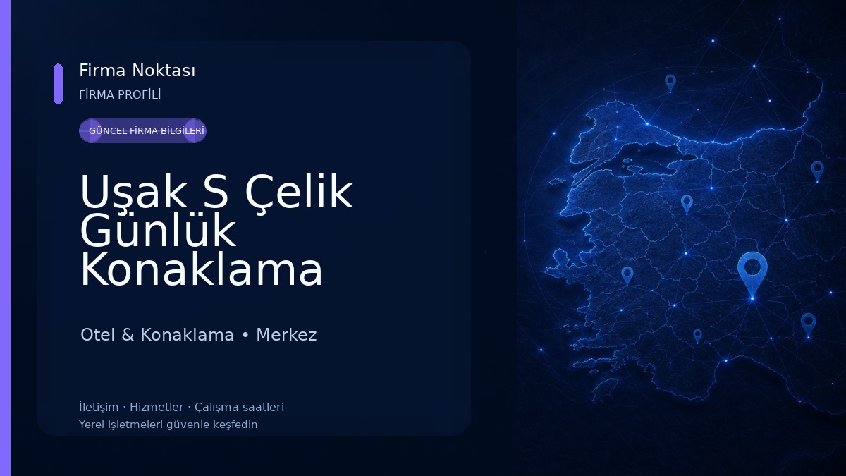 Uşak S Çelik Günlük Konaklama Otel & Konaklama