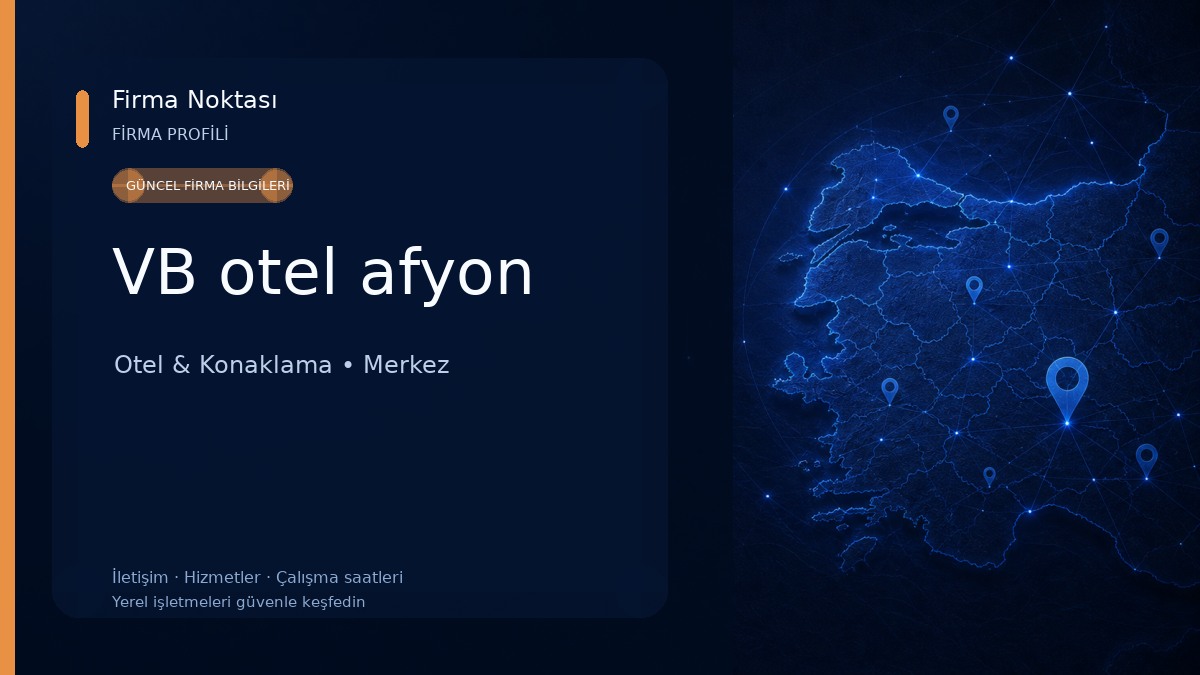 VB otel afyon Otel & Konaklama