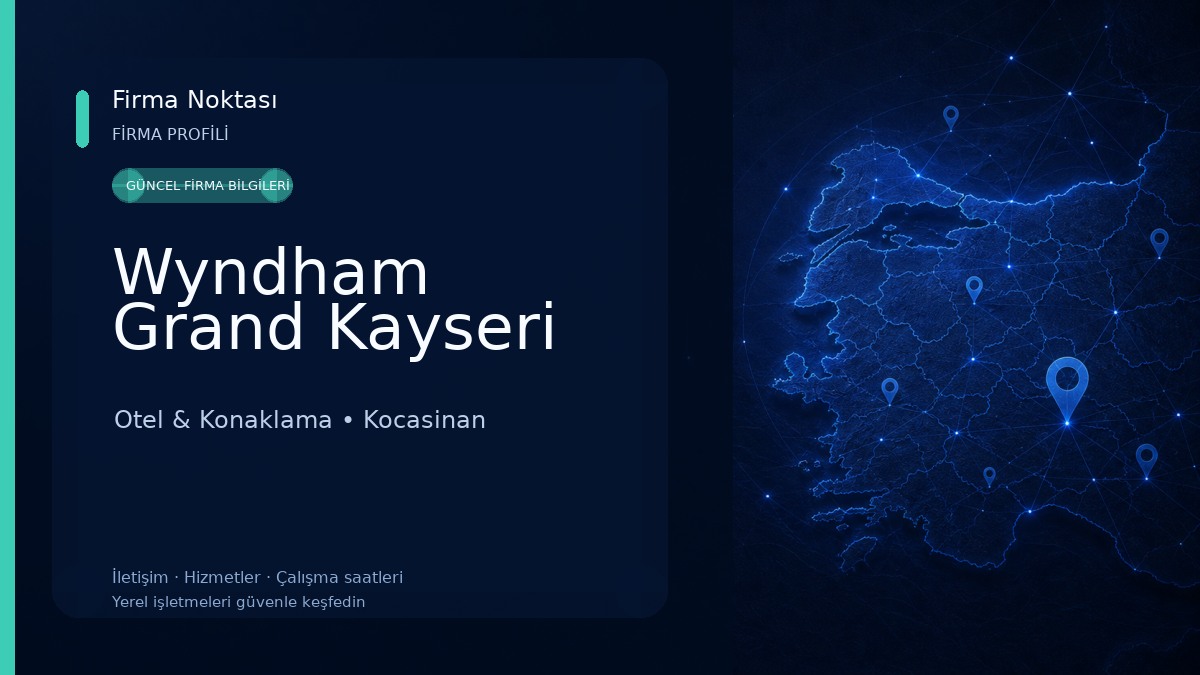 Wyndham Grand Kayseri Otel & Konaklama